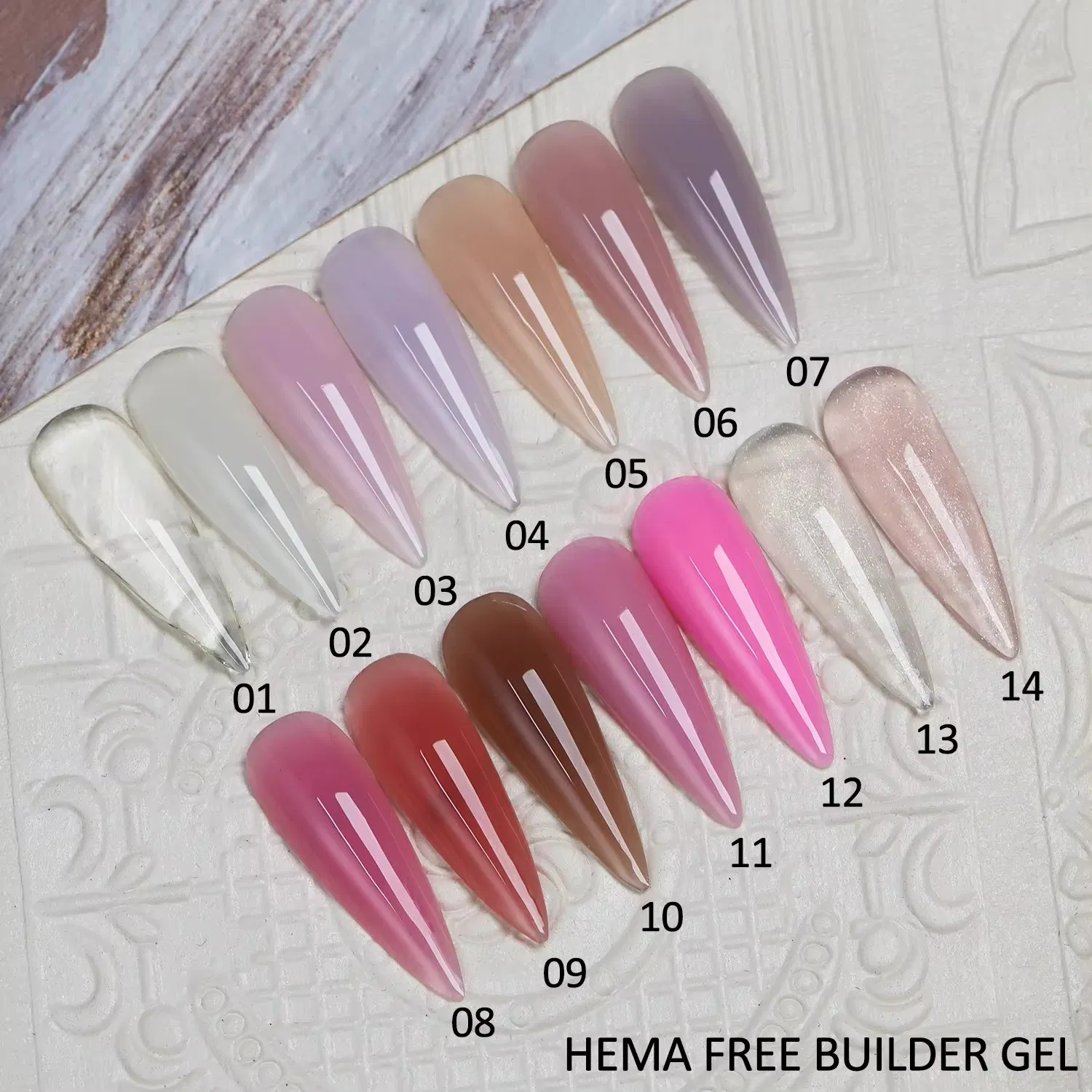 Viral Rubber Base Coat & Nail Extension Gel Kit for Nail Techs