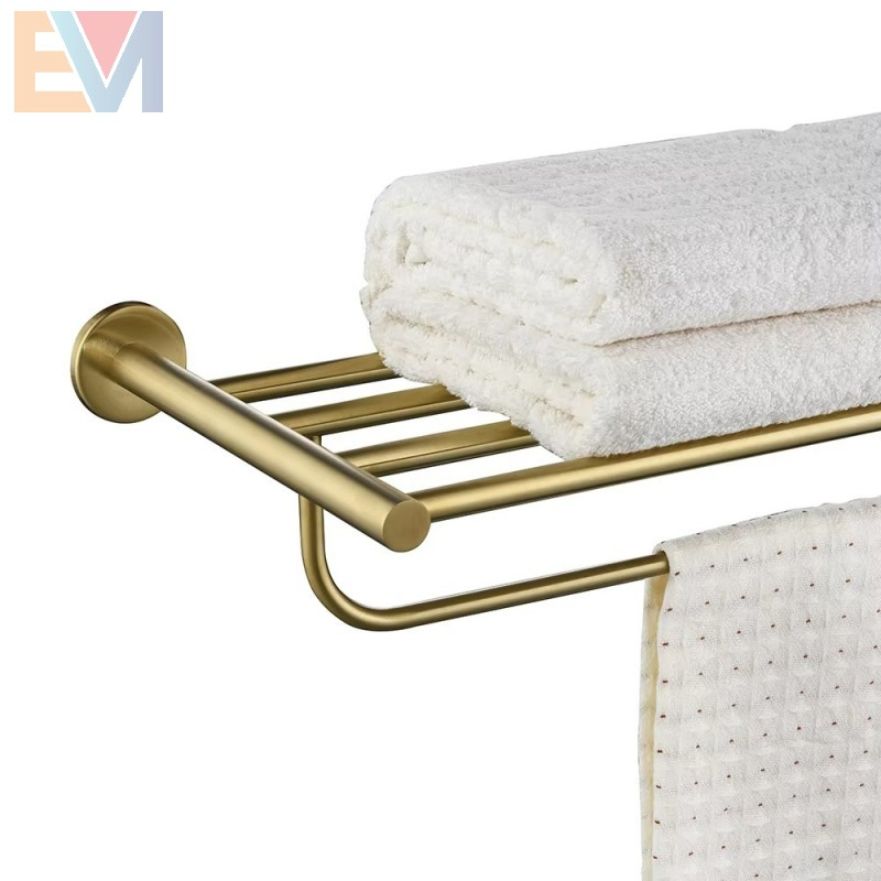 High Quality Bathroom Accessories Wall Mounted Towel Rack Stainless Steel Towel Bar