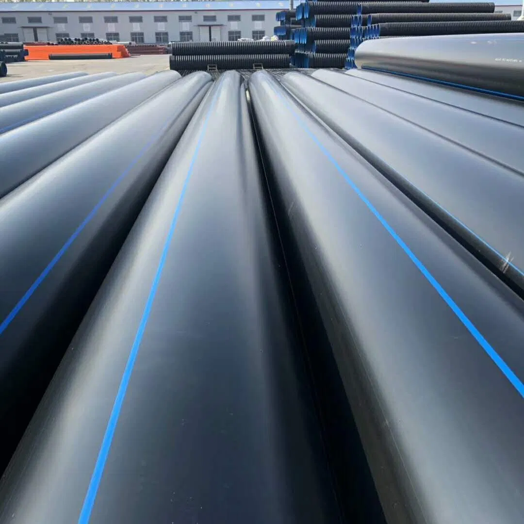 Pn8~16 High Density Polyethylene HDPE Pipe for Water Supply/Gas/Mining/Agriculture Irrigation/Drainage