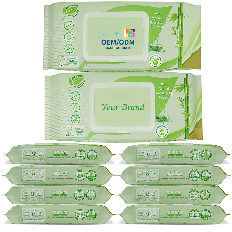 OEM Customized Spunlace Non Woven Fabric Baby Wipes Organic Private Label Pure Natural Biodegradable Baby Wet Wipes