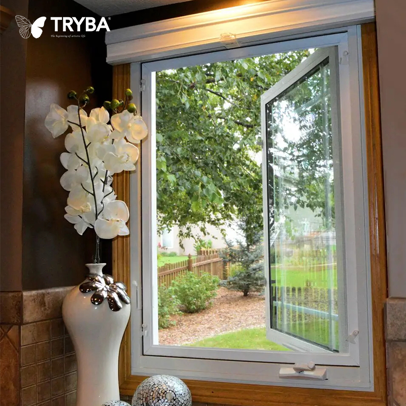 Pwv70m High Quality Double Glazed UPVC Casement Window for Hot Selling Projects