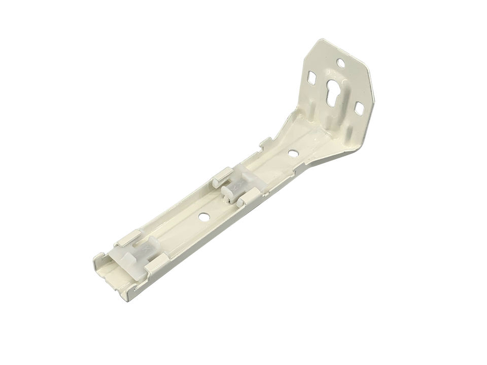 Safe Convenient Metal Two Layers Curtain Track Ceiling and Side Mounting Bracket