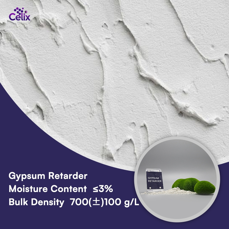 Celix Gypsum Retarder Gr-400 for Gypsum Putty with Good Workability and Compatibility