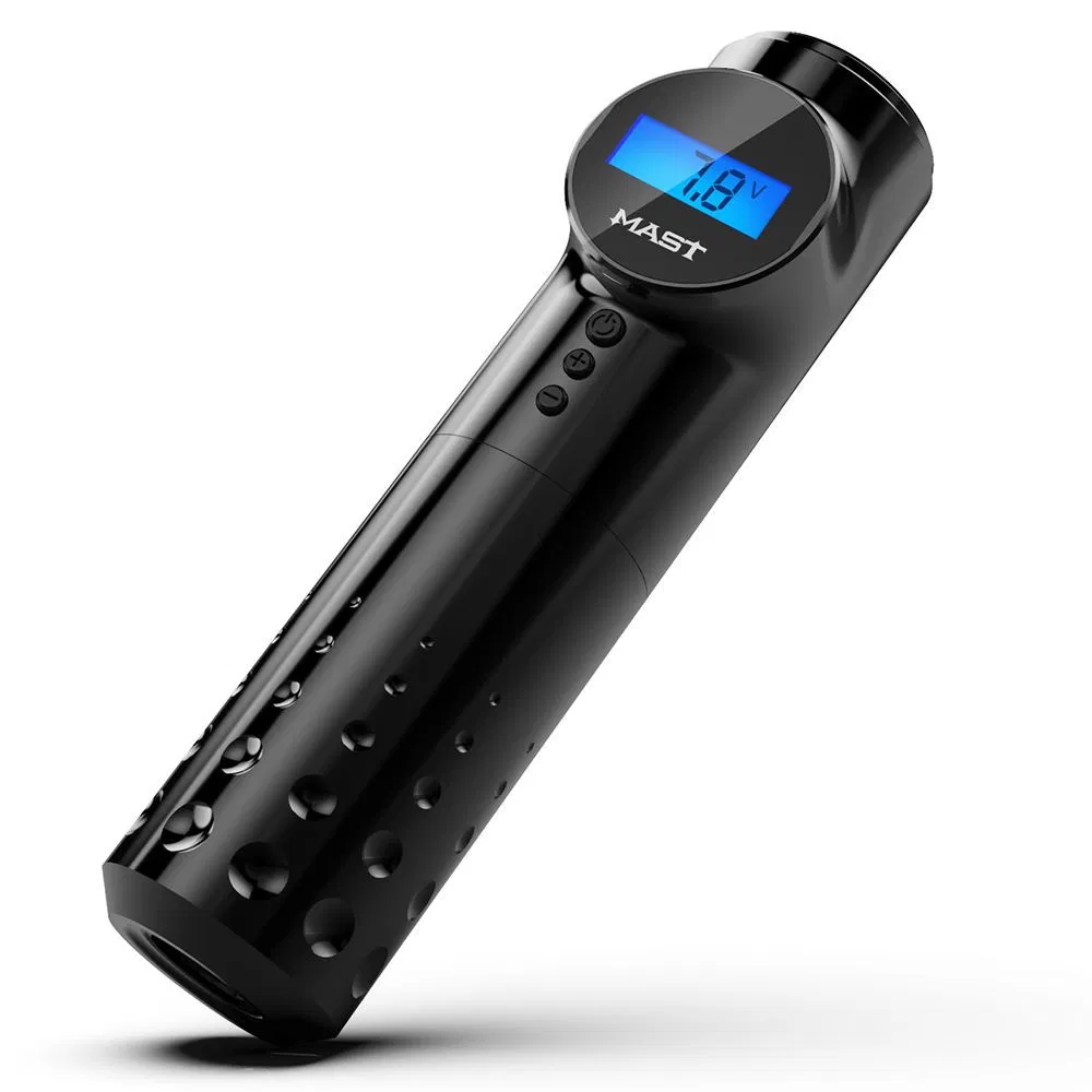Mast Dragonhawk Wireless Tattoo Pen Rotary Machine with 2 Disposable Grips