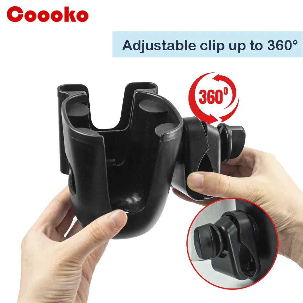 Stroller Cup Holder with Phone Holder/Organizer