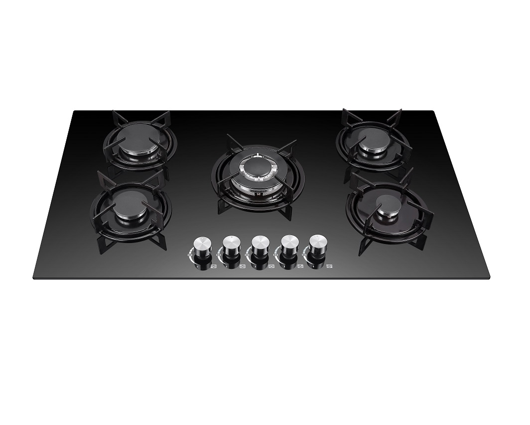 Cheap Price Hot Sales Tempered Glass Built in Gas Stove