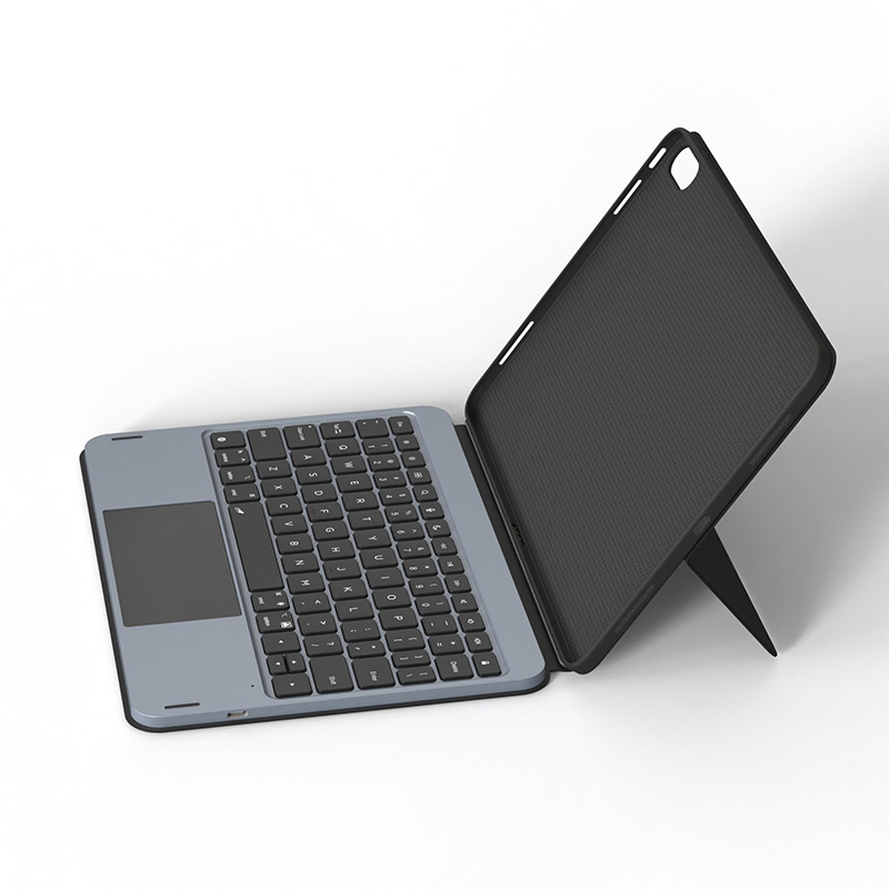 P&P Tablet Keyboard Case, with Instant Charging & Pairing Magnetic Detachable Full Protection Case, Trackpad & Backlit Wireless Keyboard for iPad 10th/11th Gen