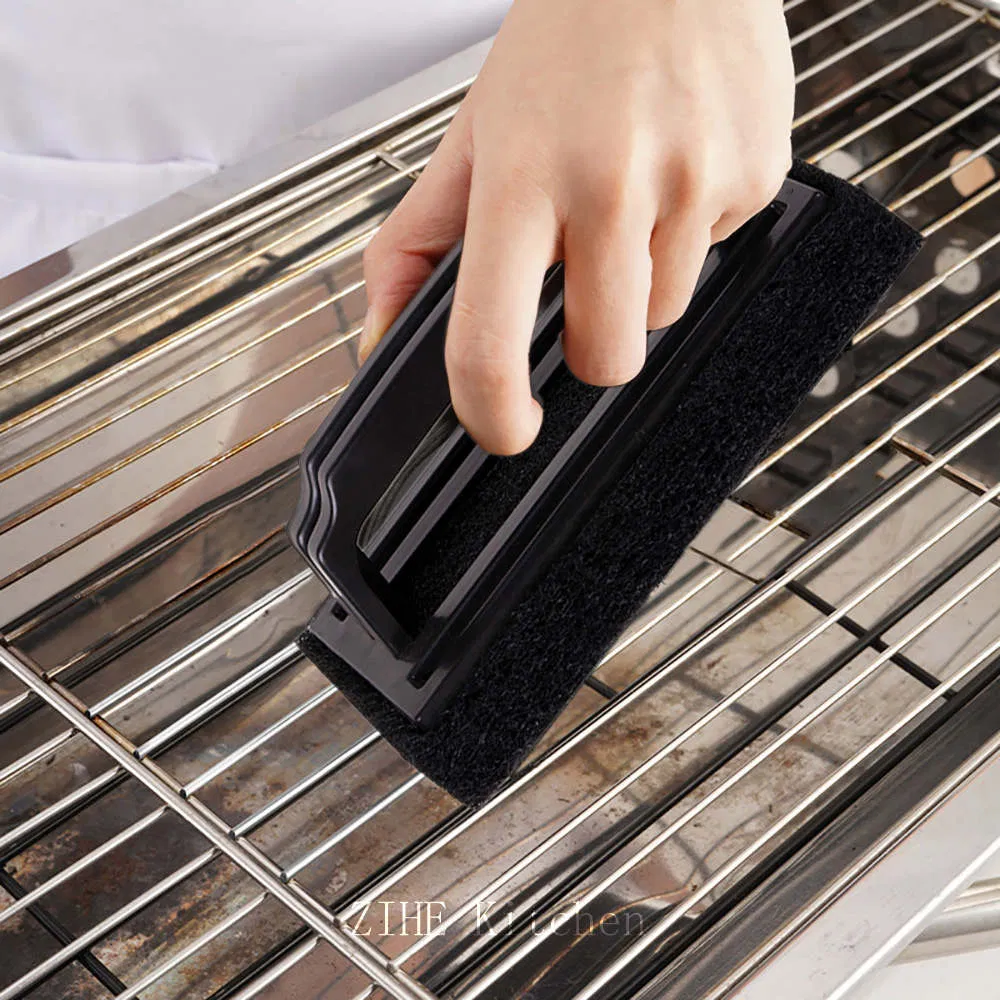 Stainless Steel BBQ Cleaning Spatula Cleaning Tools Cloth Scrap Zihe Kitchen