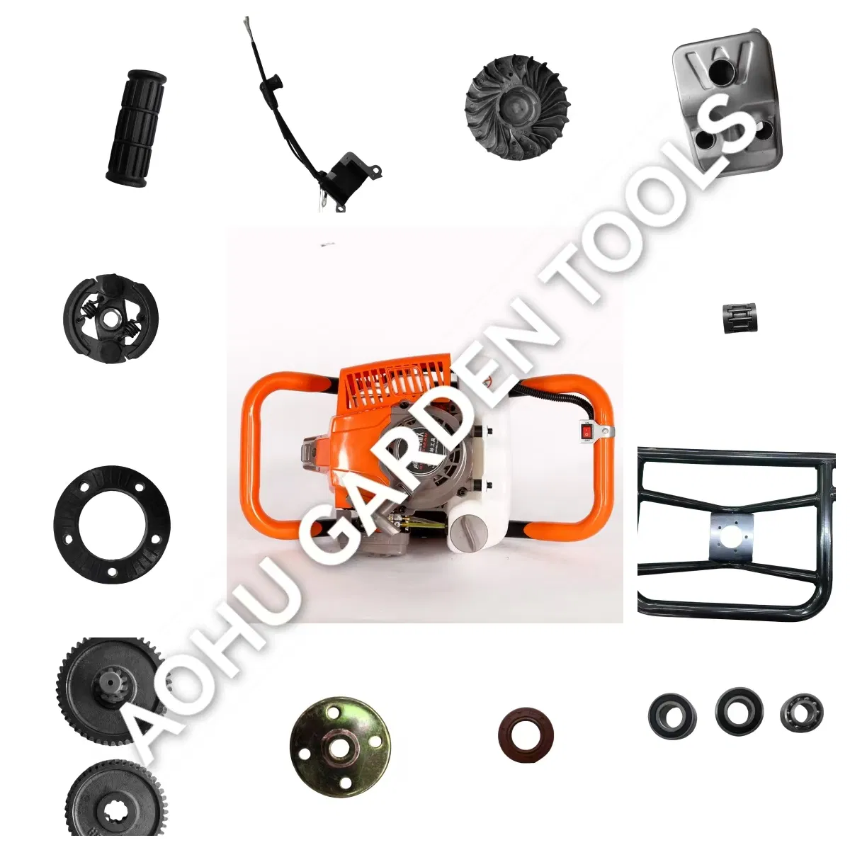 630 48/63cc Earth Auger Spare Parts Ground Drill Parts