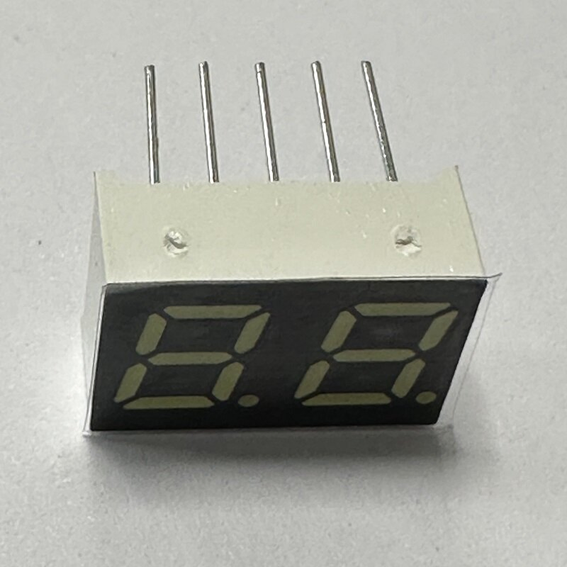 2 Digit 7mm 7 Segment LED Display Common Cathode for Home Appliances