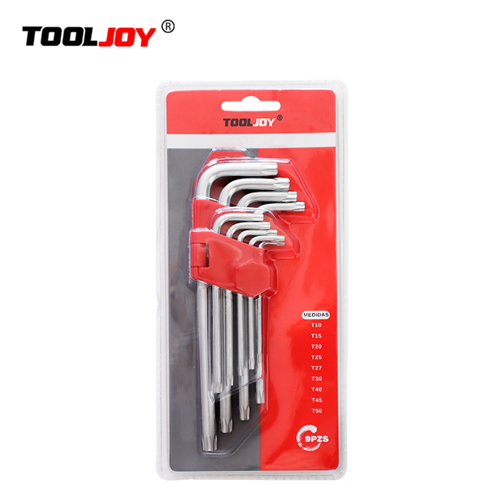Набор ключей-шестигранников Tooljoy 9PCS, хром