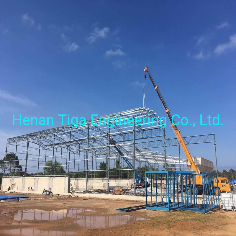 Fast Installation Low Cost Light Roof Prefabricated Steel Structure Warehouse