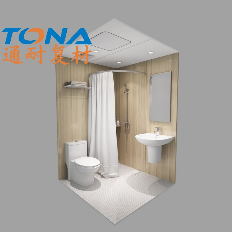 Tongnai Eco-Friendly International Integrated Bathroom SMC Seamless Anti-Bacterial