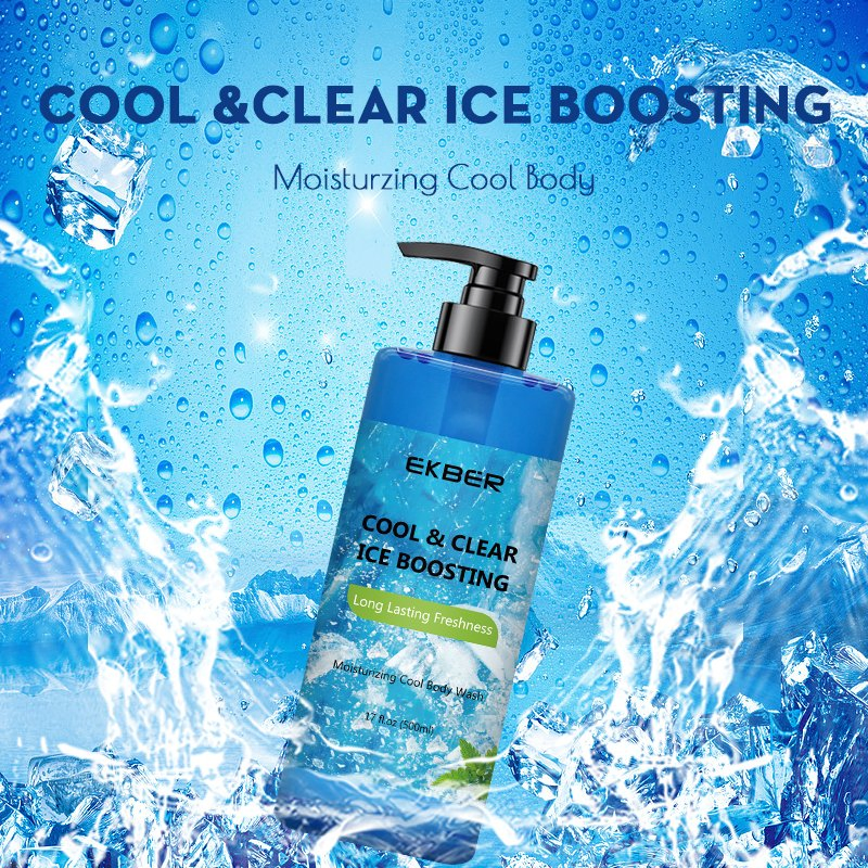 Refreshing Blue Mint Shower Gel Good Quality