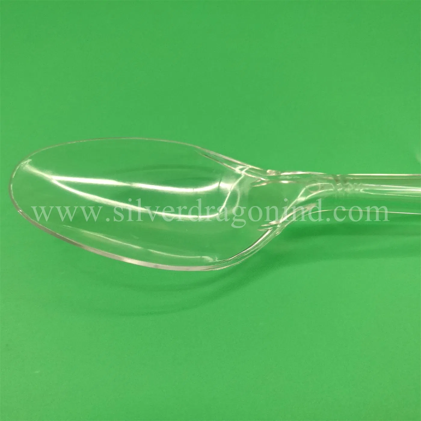 Custom Clear Transparent Plastic PS Disposable Spoon Cutlery
