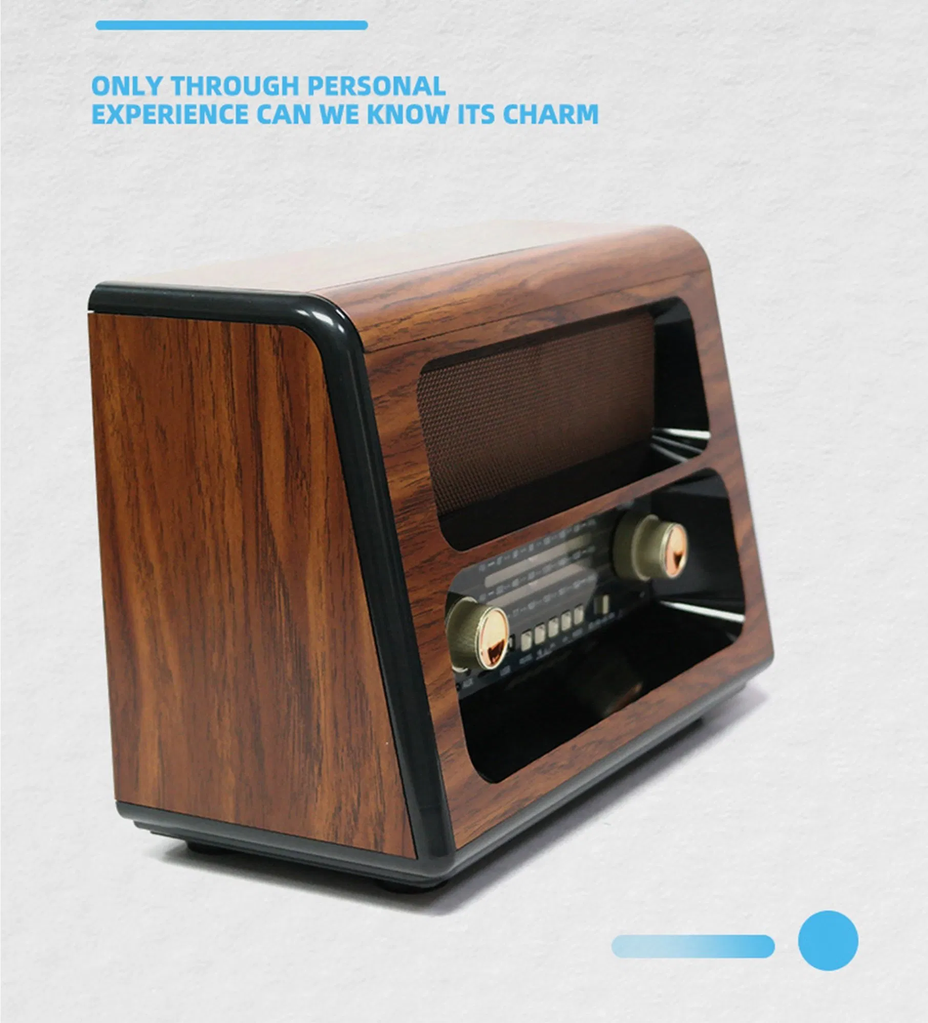 Ретро радио с Bluetooth, FM/AM/SW, USB, TF