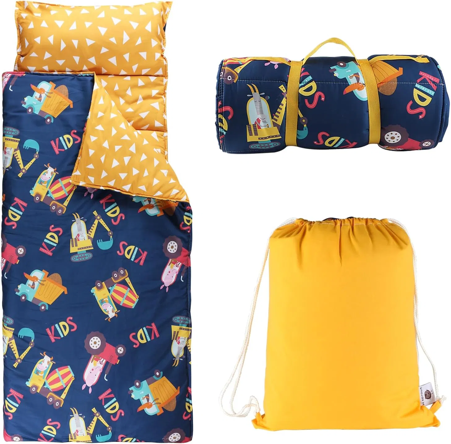 Portable Sleeping Mat Soft Microfiber Toddler Nap Mat