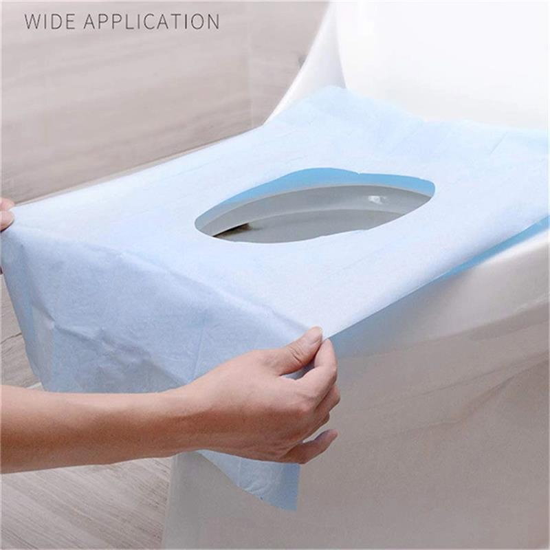 Waterproof Disposable Toilet Seat Cover Paper Travel Pack Bathroom Accessories Portable Hygienic Protection