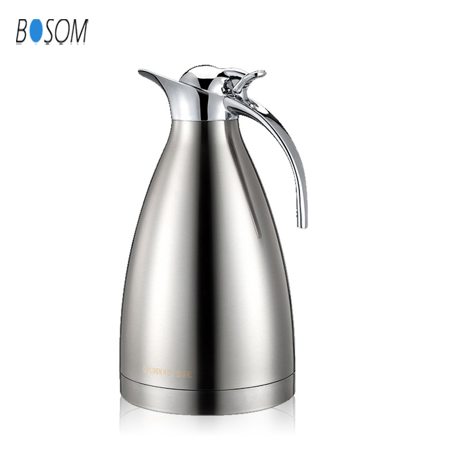 Insulated Vacuum Tea Pot Vacuum Jug Stainless Steel of Grade 304