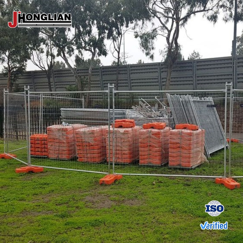 High Standard Galvanized Temporary Construction Fence Australian for Construction Sites