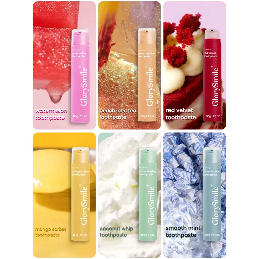 Organic Toothpaste Mini Travel Stain Removal 60g Organic Airlesss Bottle Toothpaste