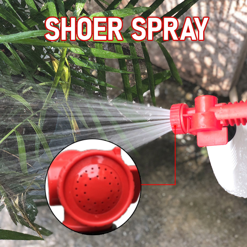 Plastic Hosed End Spray Nozzle Garden Hose Connected Garden Water Sprayer