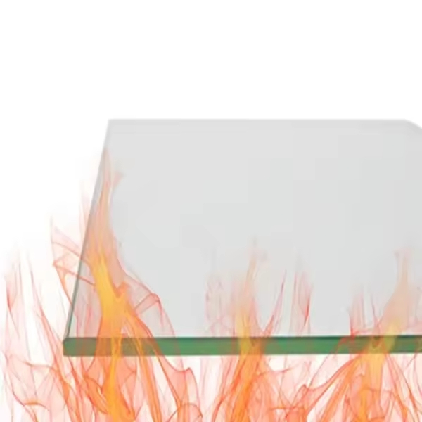 Factory Direct Sale Fireproof Glass Heat Resistance Fireproof Decorative Glass Building Glass