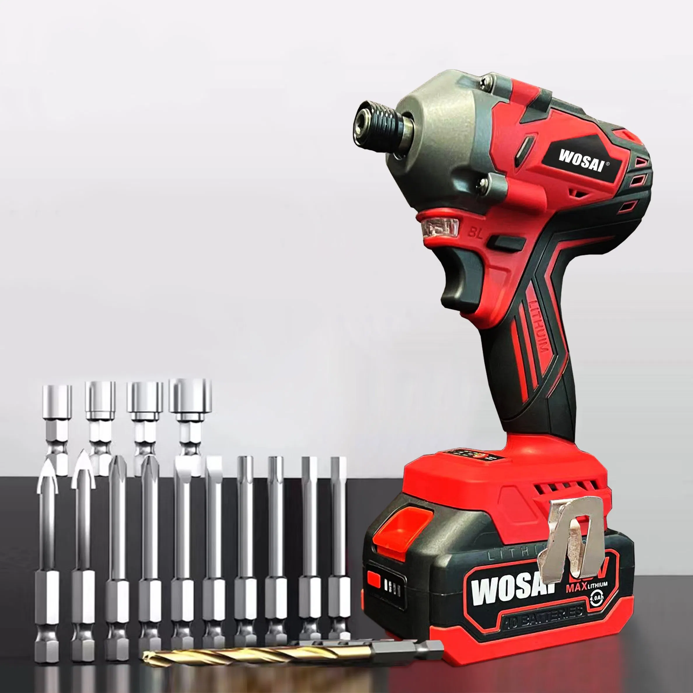Wosai 20V Cordless Electric Screwdriver Power Tool Sets Drills Power Screwdrivers