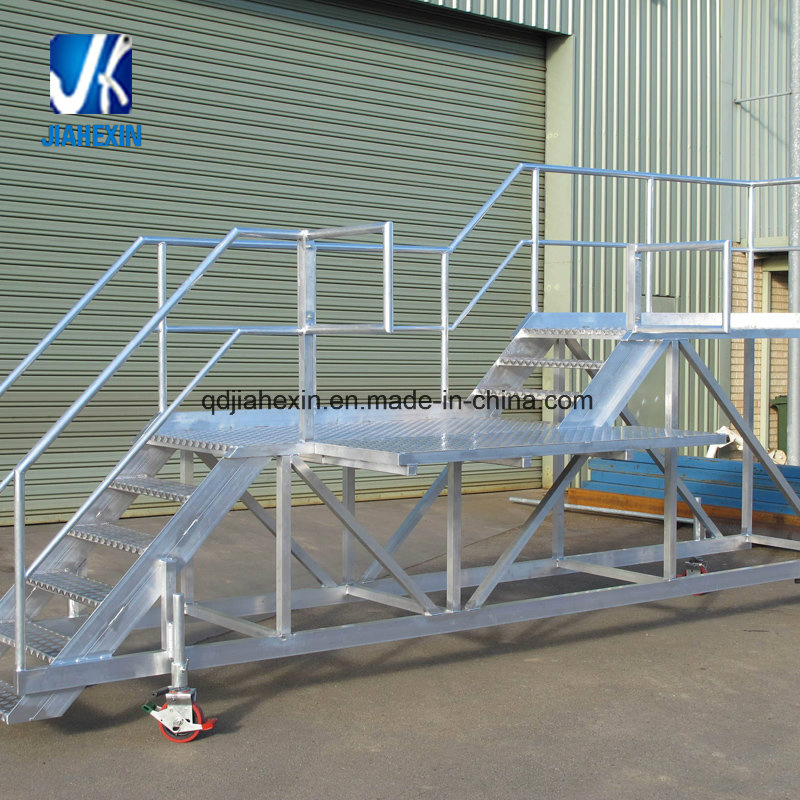 Customized Steel Working Platform with Steel Staircase