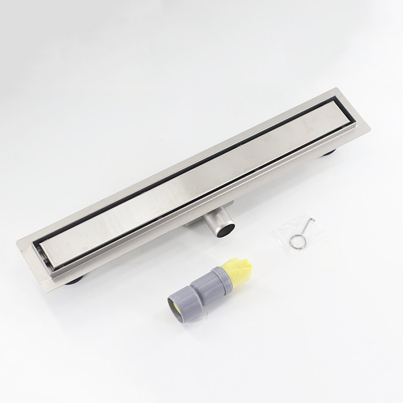 Bathroom Invisible Stainless Steel Shower Drain Long Linear Tile Insert Floor Drain