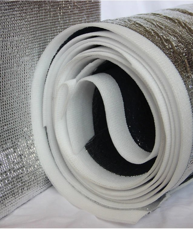 Pet Film Laminated Aluminum Foil Fibric Fiberglass for Packaging Cover Cloth