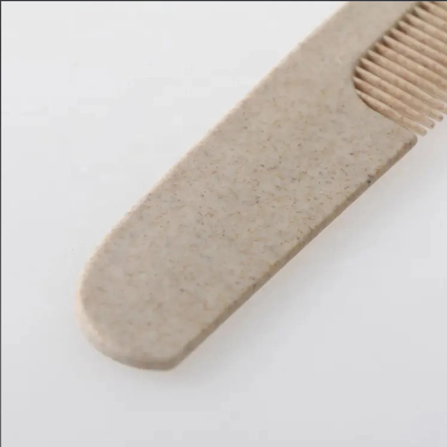 High Quality Wheat Straw Disposable Plastic Hair Brush Hotel Comb