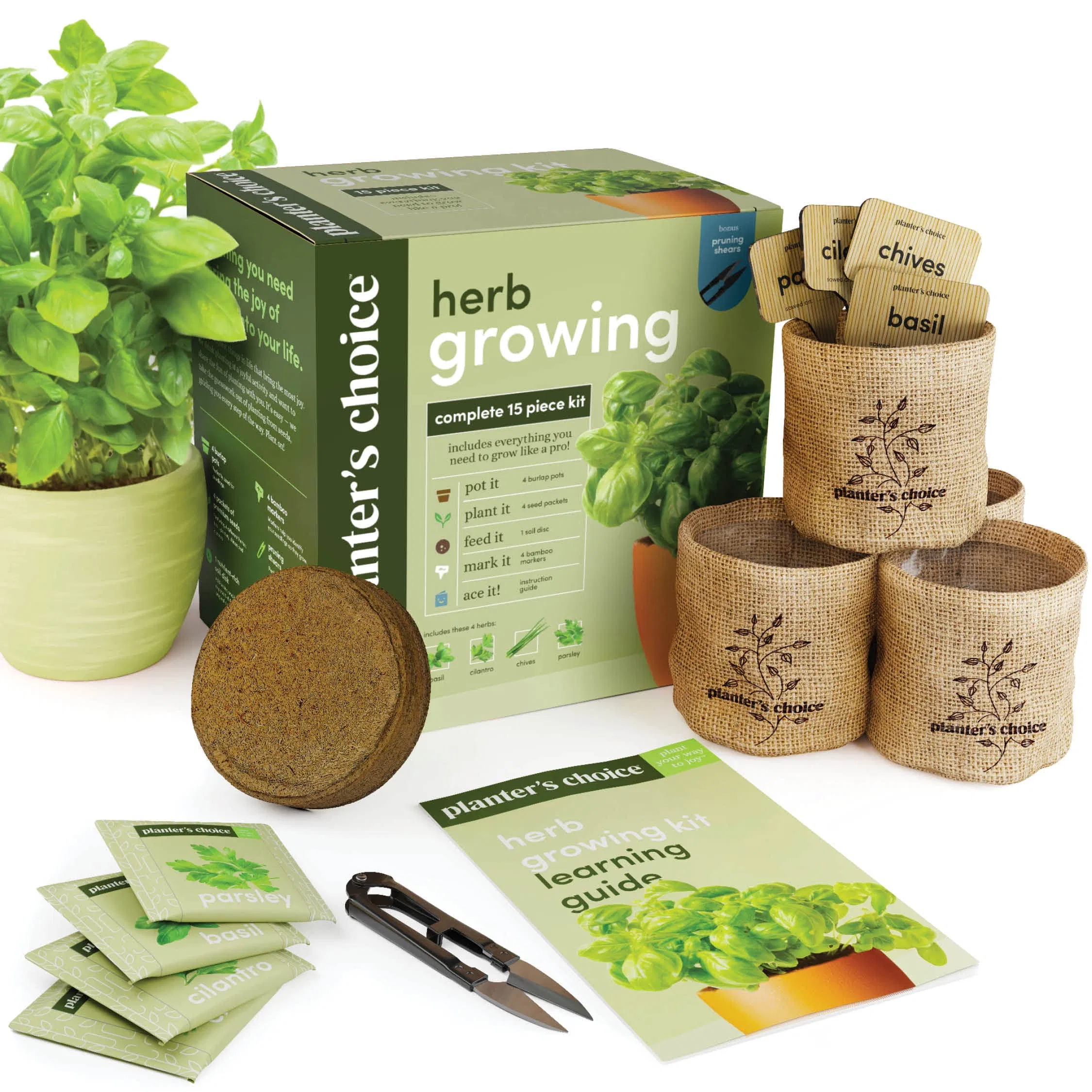 Cooking Gifts for Women Gardener Creative Kitchen Gift for Plant Lovers Home Herb Growing Gardening Seeds Step by Step Guide Indoor Herb Garden Starter Kit