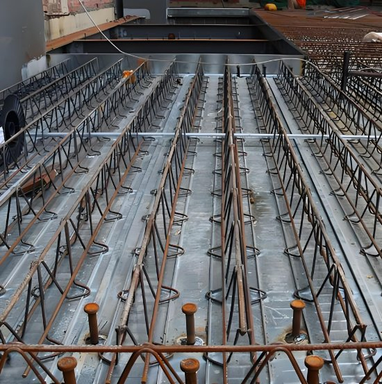 Easy to Assemble Steel Bearing Plate Galvanized Steel Reinforced Truss Floor Deck