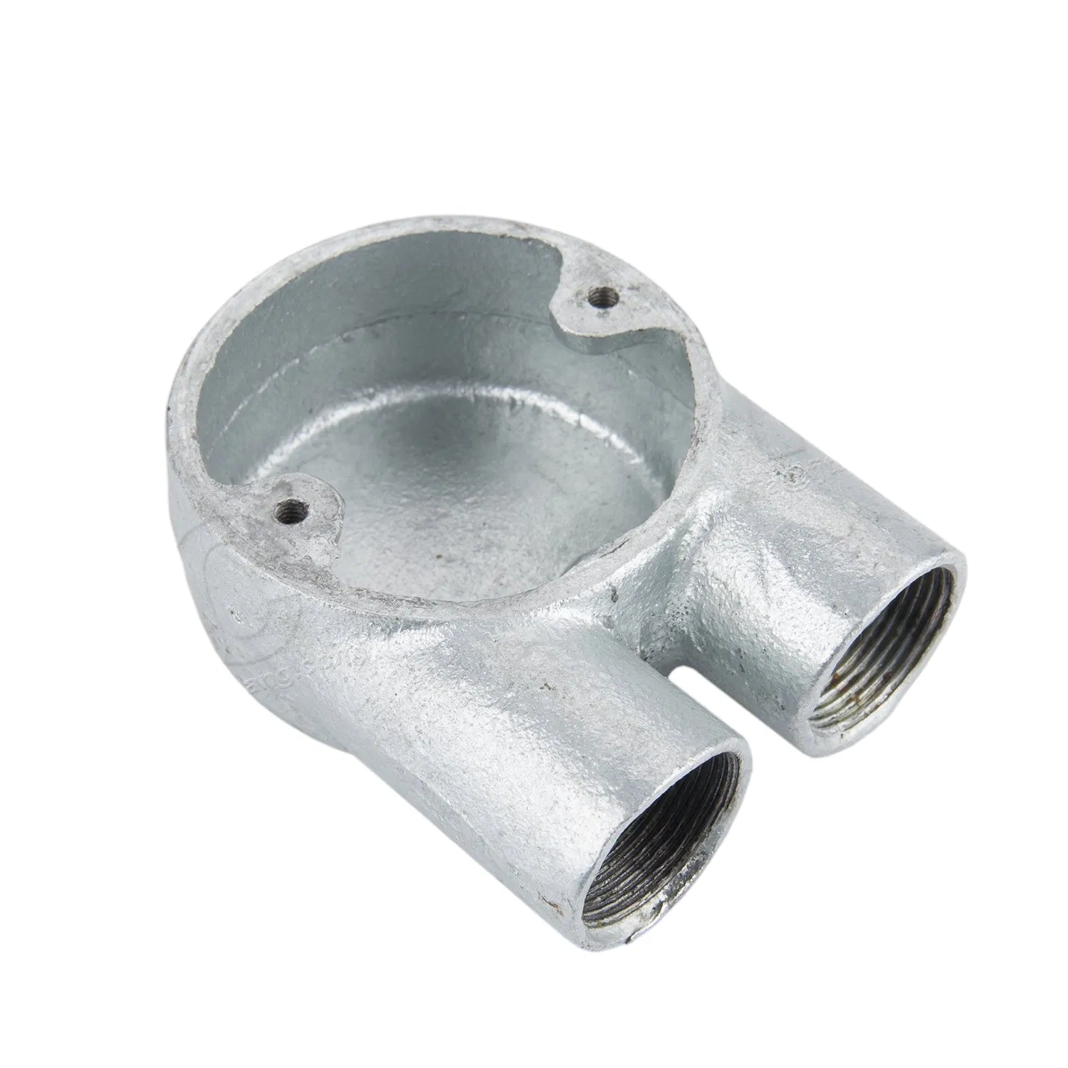 Malleable Steel Angle Two Way Circular Box