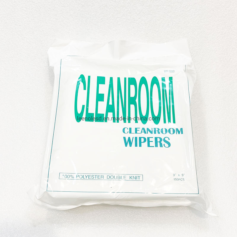 Wholesale Semiconductor Industry Dust Free Cleanroom Microfiber Wipe Cloth
