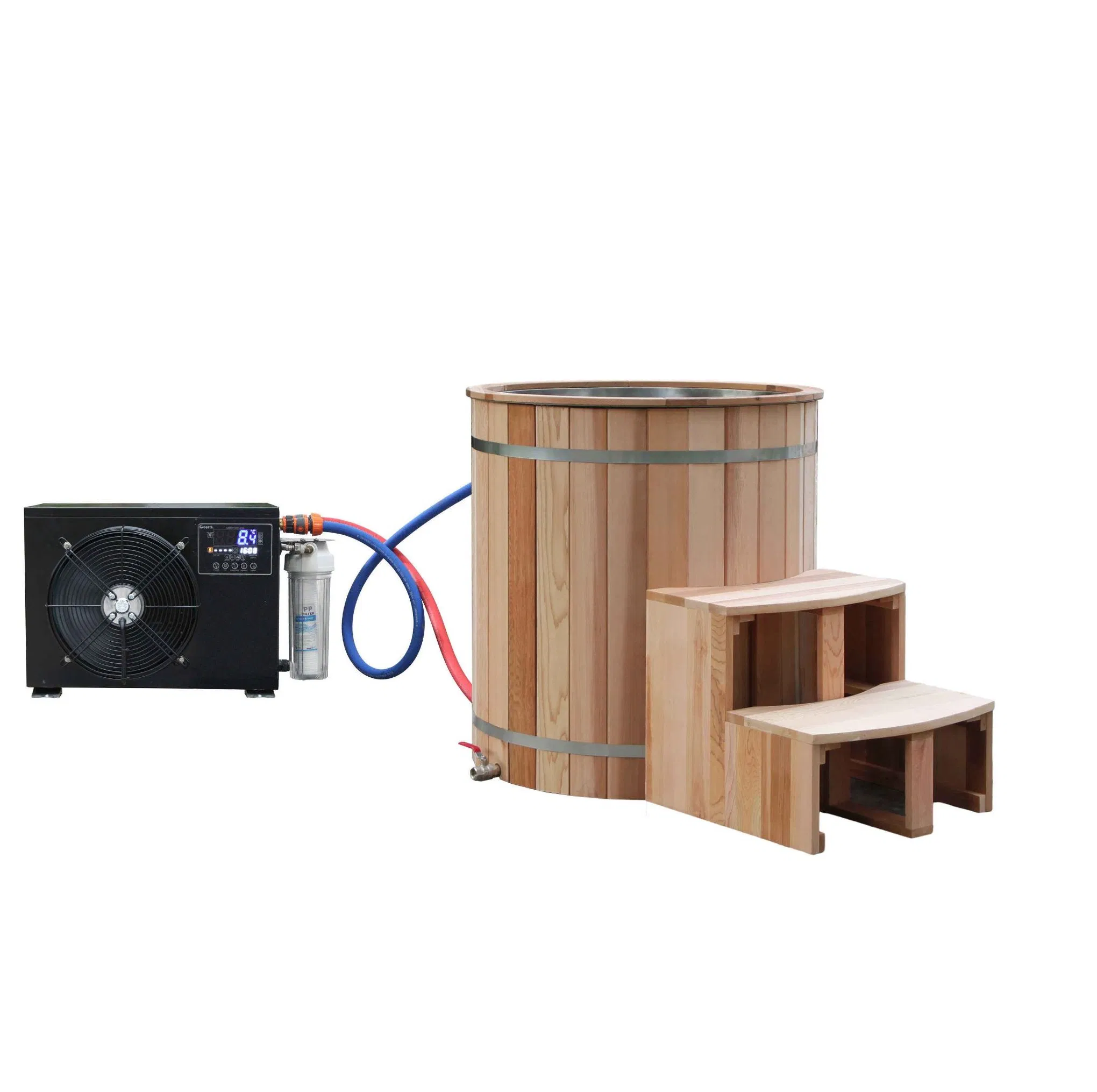 Портативная ванна для ледяной воды из нержавеющей стали