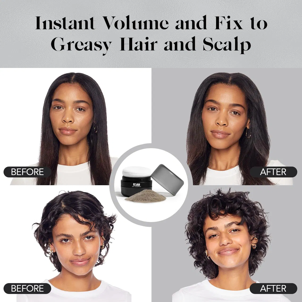 Custom Fluffy Hair Volume Powder Styling Rice Protein Texture Dry Hair Shampoo
