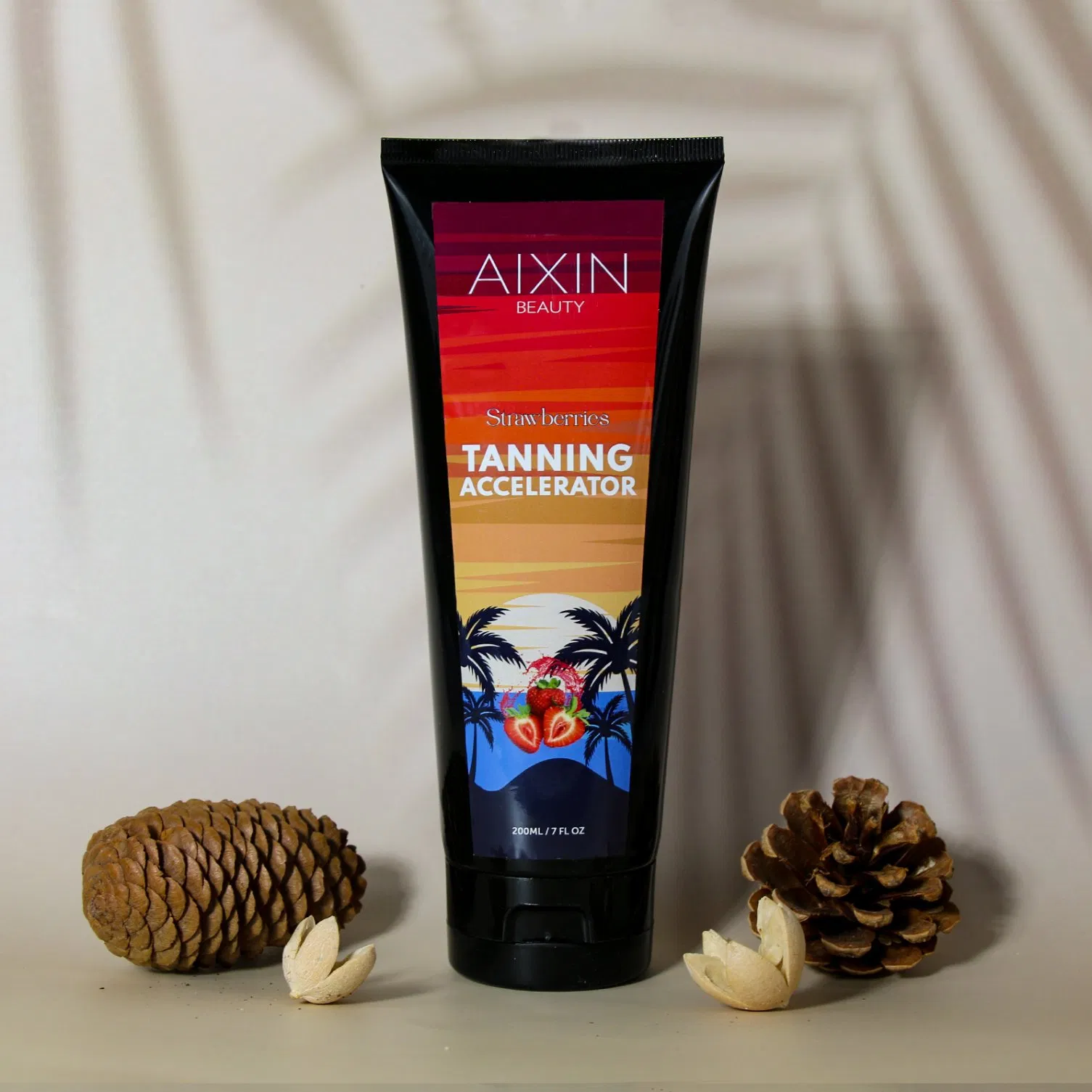 Cosmetics Skin Care Strawberries Fast Dark Tanning Results Natural Bronzing Tanning Lotion