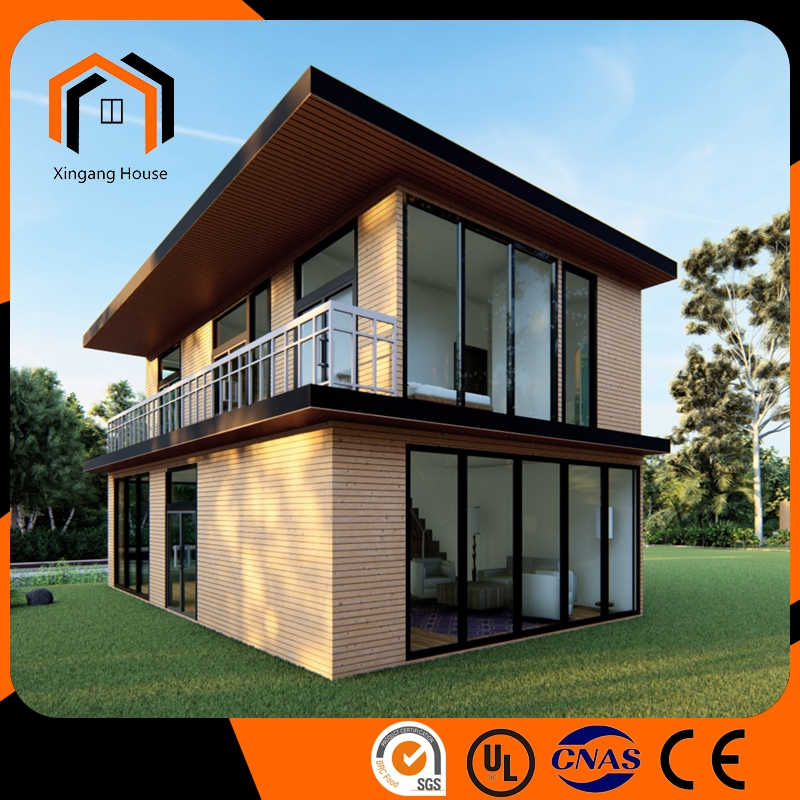 Hot Selling Two Story House Plans Prefab Houses Wooden House Design