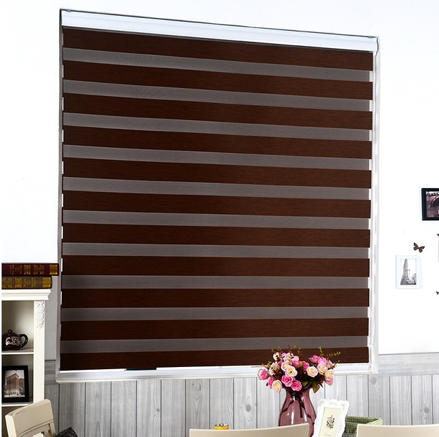 Sunshade and Light Adjustment Zebra Blind Create Shadow World for You