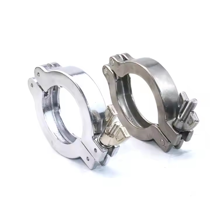 China 304 316L Stainless Steel Sanitary DIN 3A Pipe Clamp for Union Set