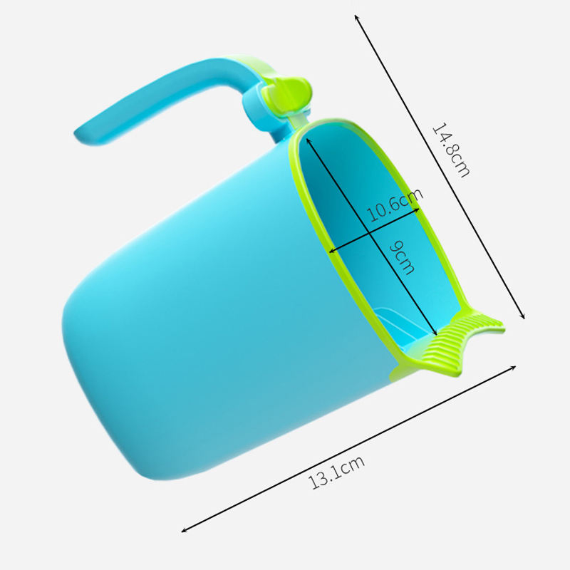 Child Safety Multifunctional Baby Bath Wash Hair Rinser Cup