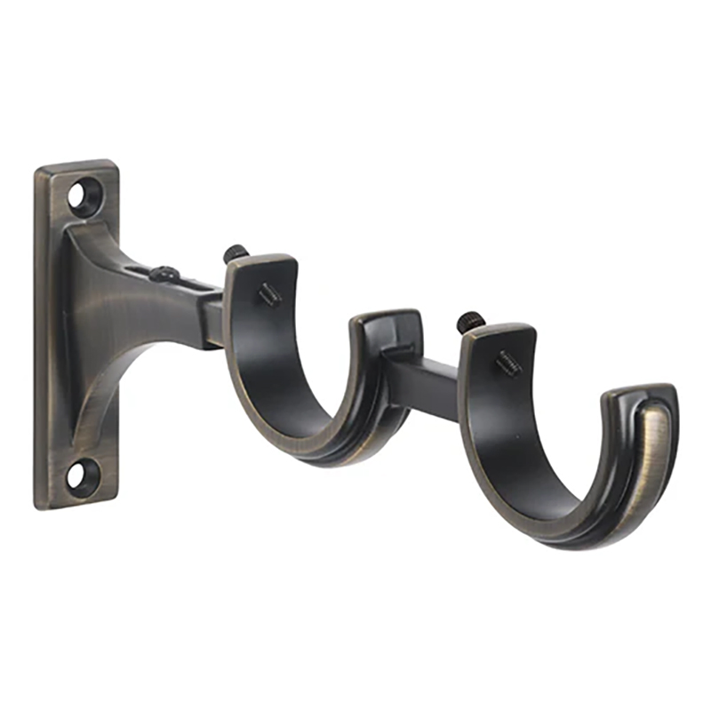 Customizable Adjustable Stainless Steel Curtain Rod Holder for Home