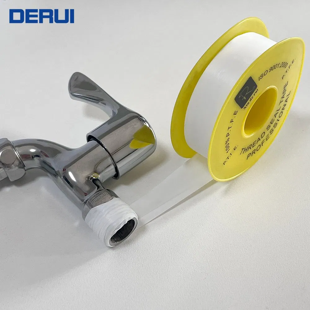 Building Sealing Material PTFE Plastic Plumbing Water Piping Thread Seal Tapes