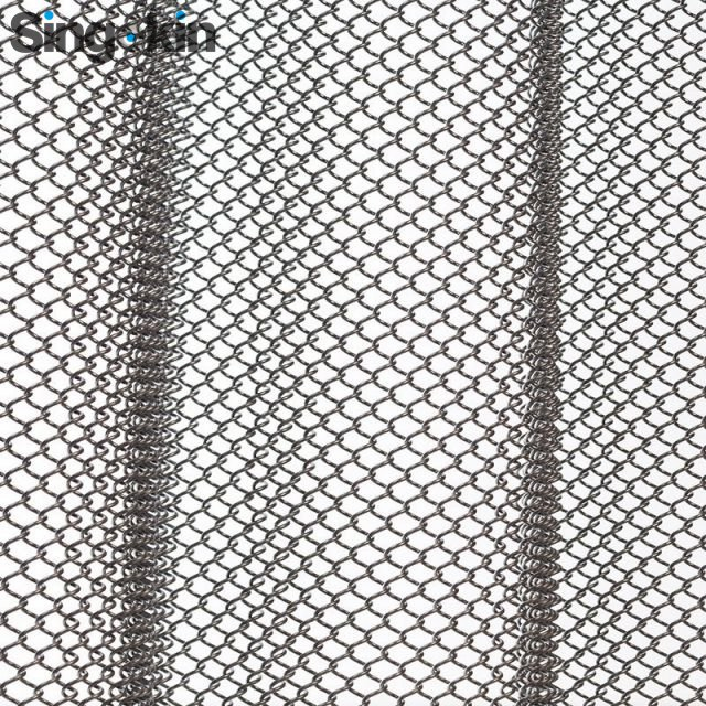 Decorative Aluminum Hanging Wire Mesh Chain Link Metal Mesh Curtain