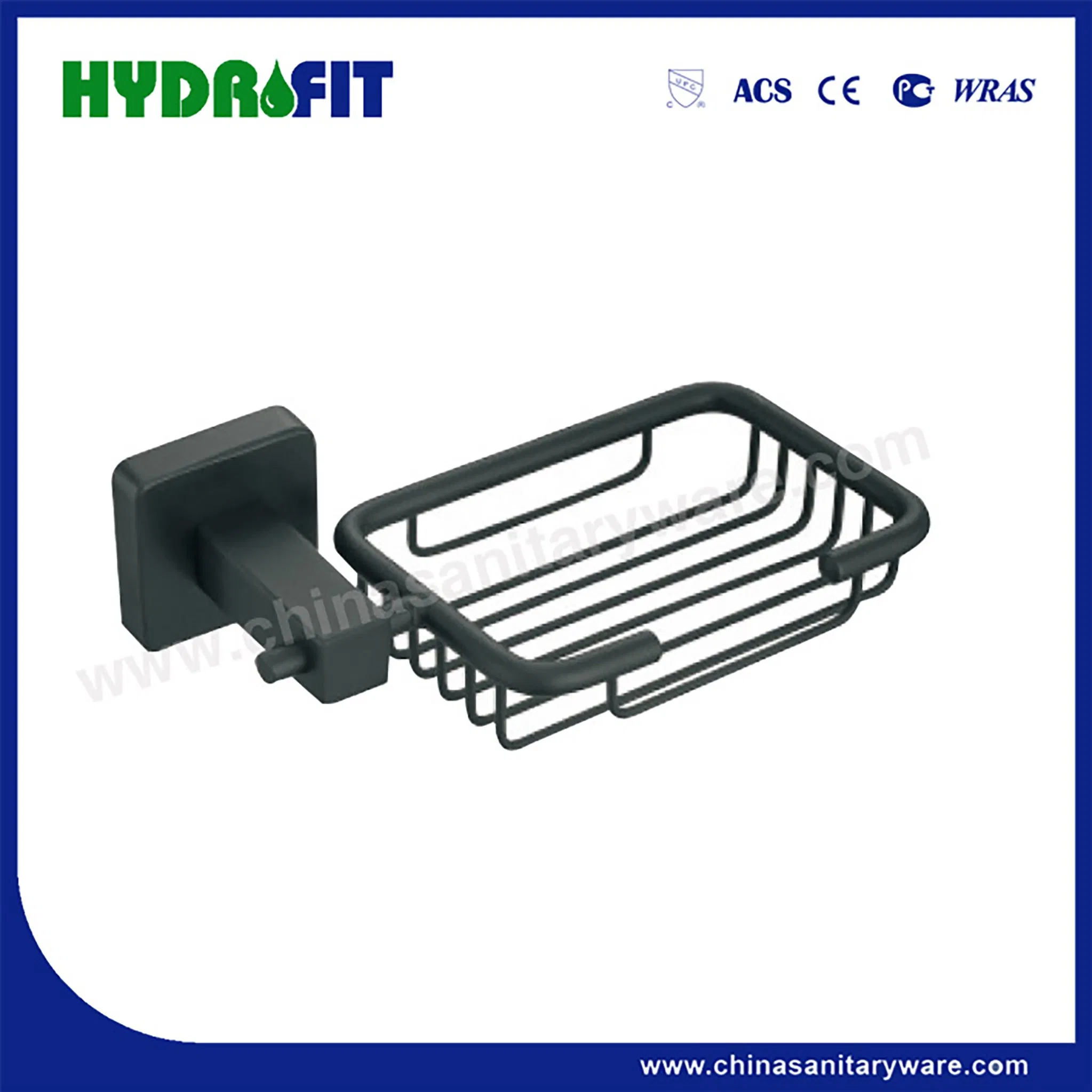 Sanitary Ware Fittings Factory Black Soap Basket Stainless Steel 304 Bathroom Accesories