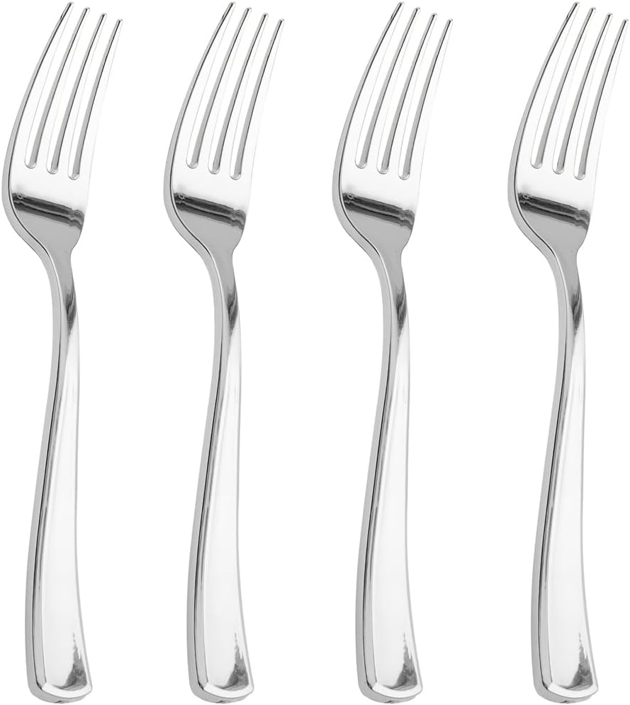 Premium Heavy Duty Plastic Forks for Elegant Events