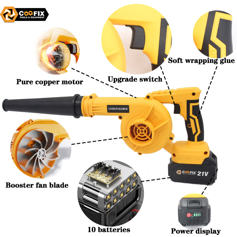 Powerful Cordless Leaf Blower Perfect for Outdoor Picnics