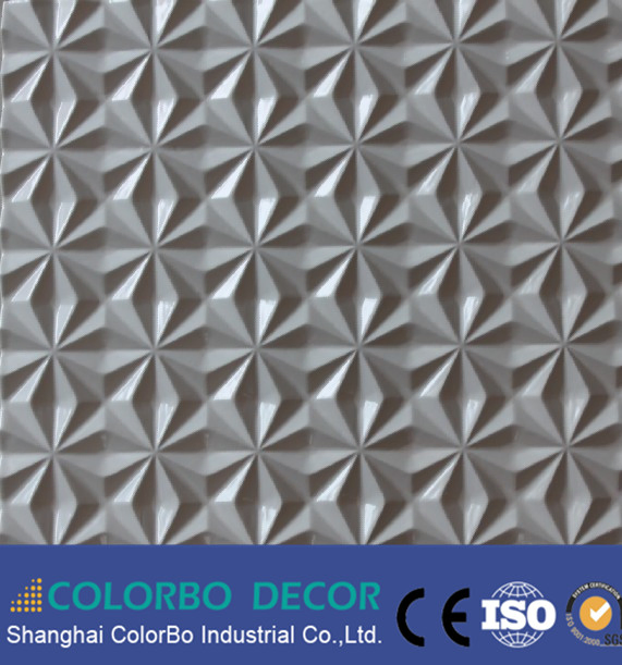 Simple 3D Decorative Wall Interior Wall Panel MDF Decorative Panel